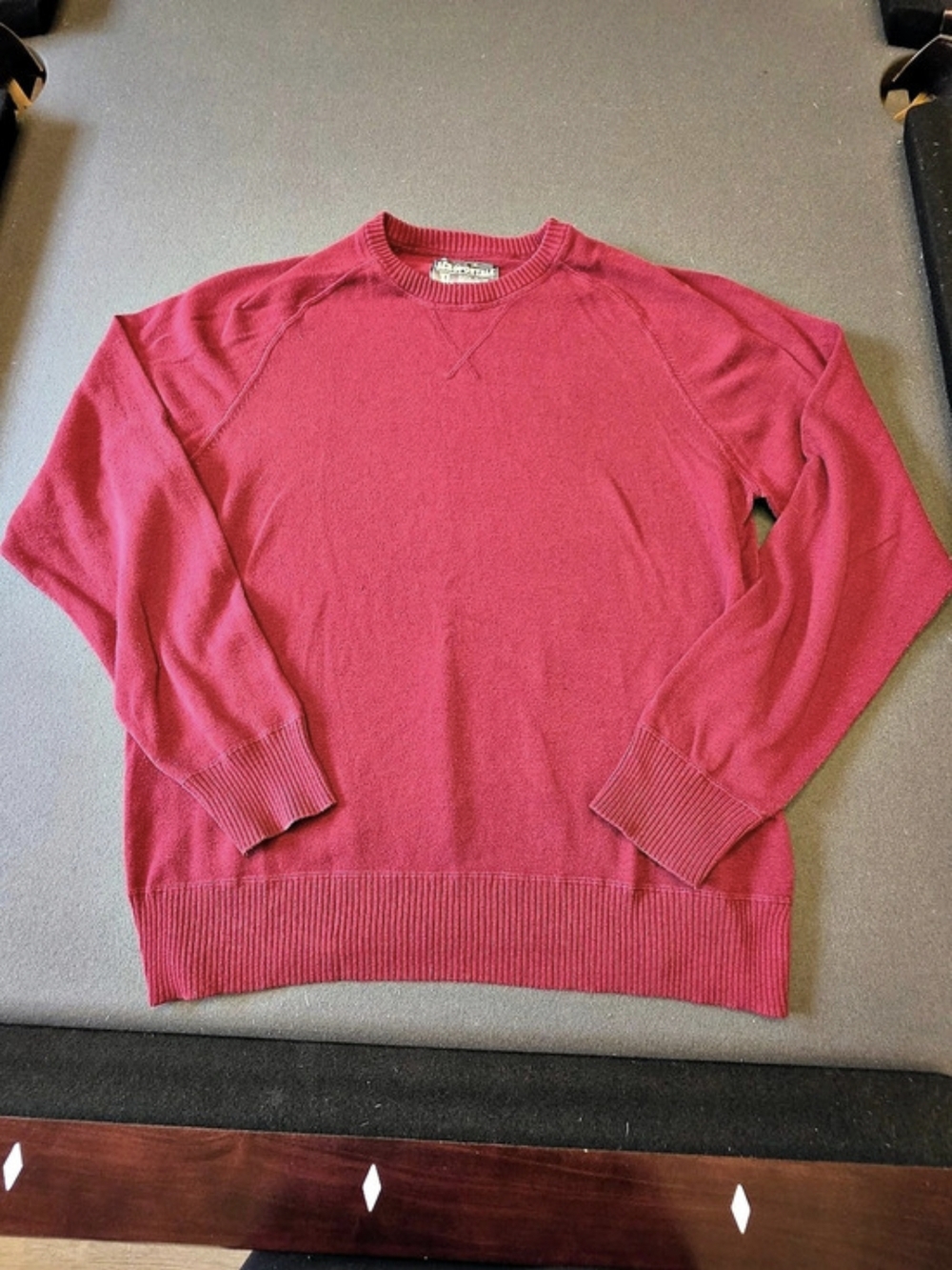 Vintage 90s Aeropostale Crewneck Sweater in Dark Red -  Size XL